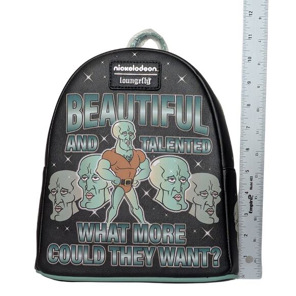 Loungefly SpongeBob SquarePants Handsome Squidward Mini Backpack New - Picture 7 of 8